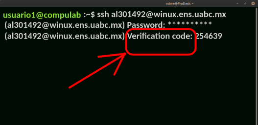 Ejemplo de SSH + Google Authenticator
